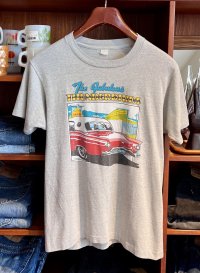 80's USA製 ビンテージ【ファビュラスサンダーバーズ】The Fabulous Thunderbirds【グレー】【 ロックTシャツ】【バンドTシャツ】【サイズM程度】 
