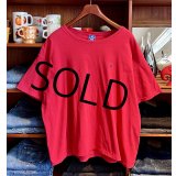 【90's】【USA製】【ビンテージ】【チャンピオン】【Champion】胸ロゴ付き【赤】無地【Tシャツ】【サイズXL】 