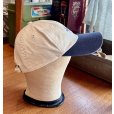 画像4: 【デッドストック】90’ｓ【ビンテージ】【nautica】【ノーティカ】【生成り×ブルーグレー】ロゴ入り【コットンキャップ】<br> (4)