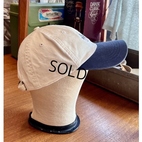 画像4: 【デッドストック】90’ｓ【ビンテージ】【nautica】【ノーティカ】【生成り×ブルーグレー】ロゴ入り【コットンキャップ】 