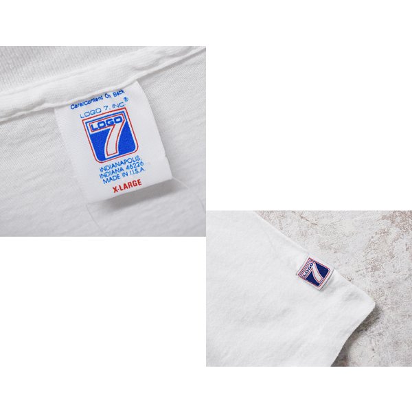 画像2: 90's【USA製】 ビンテージ【LOGO７】BRICKYARD400【ブリックヤード400】白【Tシャツ】サイズXL 