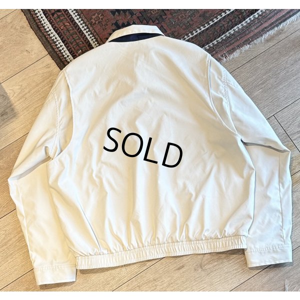 画像3: ビンテージ【POLO GOLF】【ポロゴルフ】【ラルフローレン】【RALPH LAUREN】【ベージュ】【ポリエステル】【プルオーバーブルゾン】【サイズＬ】 