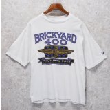 90's【USA製】 ビンテージ【LOGO７】BRICKYARD400【ブリックヤード400】白【Tシャツ】サイズXL 