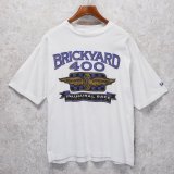 90's【USA製】 ビンテージ【LOGO７】BRICKYARD400【ブリックヤード400】白【Tシャツ】サイズXL 