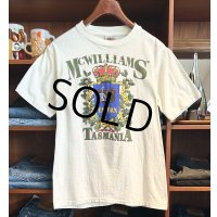 90's 【USA製】ビンテージ【ONEITA】オニータ【MC WILLIAMS TASMANIA】【白】 Tシャツ 【サイズL】 