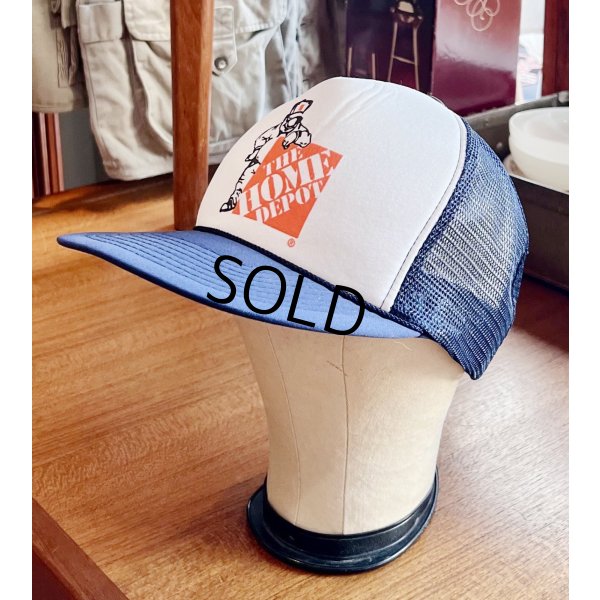 画像3: 80's~【ビンテージ】【THE HOME DEPOT】ホームデポ【紺×白】【メッシュキャップ】【トラッカーキャップ】【キャップ】サイズフリー 