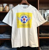 90's【USA製】【ビンテージ】【Lee】リー【NEW HAVEN AIRFEST】プリント【白】Tシャツ【サイズＸＬ】 