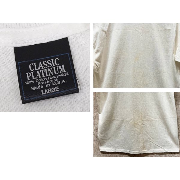 画像2: ほぼ未使用!! 90's USA製【ビンテージ】【CLASSIC PLATINUM】Taking Pride in America 【VFW】白【Ｔシャツ】【サイズL】 