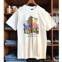ほぼ未使用!! 90's USA製【ビンテージ】【CLASSIC PLATINUM】Taking Pride in America 【VFW】白【Ｔシャツ】【サイズL】 