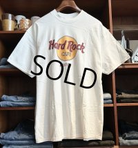 デッドストック 90's【USA製】【ビンテージ】【ハードロックカフェ】【BOSTON】白【Tシャツ】【サイズXL】 