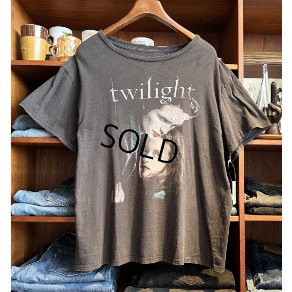 画像1: ビンテージ【TWILIGHT】トワイライト【黒】映画【Ｔシャツ】【サイズＸＬ】 