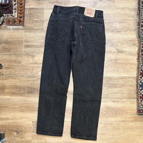 画像3: 90's【メキシコ製】【ビンテージ】【LEVI'S】【リーバイス５０５】505【黒】【デニムパンツ】ブラックデニム【32×30】 