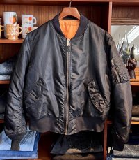 ビンテージ【ALPHA INDUSTRIES】アルファ製【MA-1】フライトジャケット【サイズL】  