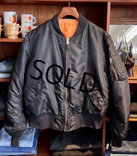 ビンテージ【ALPHA INDUSTRIES】アルファ製【MA-1】フライトジャケット【サイズL】  