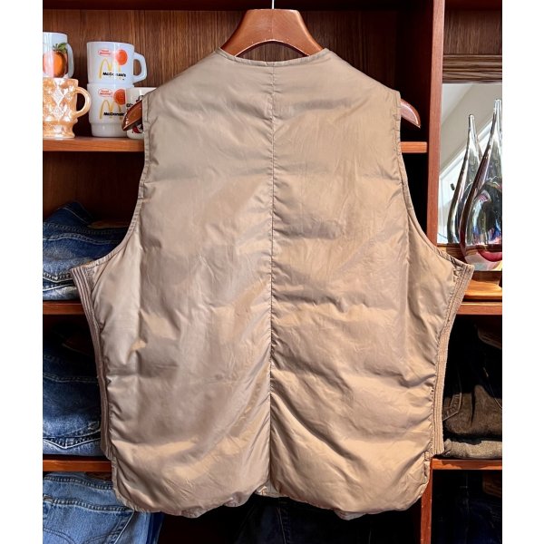 画像3: 70's~【ビンテージ】【Eddie Bauer】【エディーバウアー】バウアーダウン【ブラウンベージュ】ダウン【ダウンベスト】【サイズUS46】 