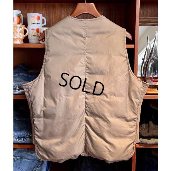 画像3: 70's~【ビンテージ】【Eddie Bauer】【エディーバウアー】バウアーダウン【ブラウンベージュ】ダウン【ダウンベスト】【サイズUS46】