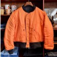 画像4: ビンテージ【ALPHA INDUSTRIES】アルファ製【MA-1】フライトジャケット【サイズL】<br>  (4)