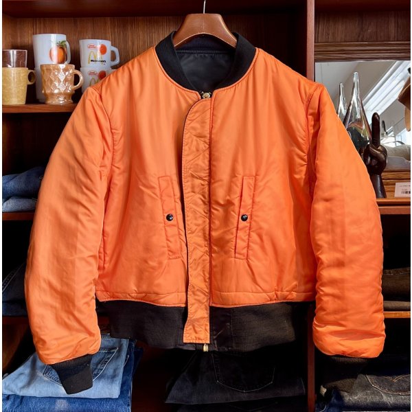 画像4: ビンテージ【ALPHA INDUSTRIES】アルファ製【MA-1】フライトジャケット【サイズL】  