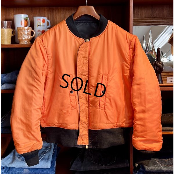 画像4: ビンテージ【ALPHA INDUSTRIES】アルファ製【MA-1】フライトジャケット【サイズL】