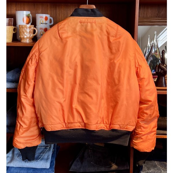 画像5: ビンテージ【ALPHA INDUSTRIES】アルファ製【MA-1】フライトジャケット【サイズL】  