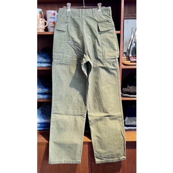画像3: 40's【ビンテージ】【米軍実物】U.S.ARMY【M43】【HBTパンツ】フィールドパンツ【30X33】 