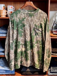 90's ビンテージ【MOSSY OAK】【モッシーオーク】リアルツリーカモ 【カモ柄】【ロングスリーブ】ロンT 