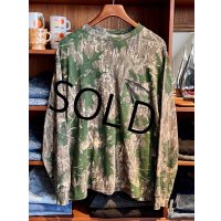 90's ビンテージ【MOSSY OAK】【モッシーオーク】リアルツリーカモ 【カモ柄】【ロングスリーブ】ロンT 
