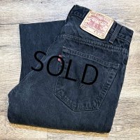 90's【メキシコ製】【ビンテージ】【LEVI'S】【リーバイス５０５】505【黒】【デニムパンツ】ブラックデニム【32×30】 