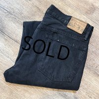 【ラルフローレン】【POLO RALPH LAUREN】【黒】【デニムパンツ】【35×32】 