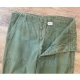 画像4: 【60's】【米軍実物】【ビンテージ】【U.S.ARMY】OG107【UFOボタン】Wステッチ【ボタンフライ】【ベイカーパンツ】【ユーティリティパンツ】【36ｘ33】<br> (4)