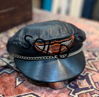 90's【USA製】【ビンテージ】【HARLEY DAVIDSON】ハーレーダビッドソン【レザーハンチング】【サイズＬ】 