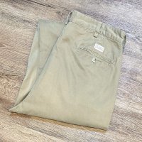 【ラルフローレン】POLO RALPH LAUREN【ビンテージ】【ベージュ】【2タック】【コットンパンツ】【34×32】 