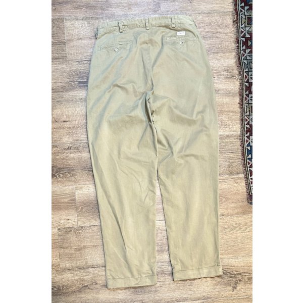 画像4: 【ラルフローレン】POLO RALPH LAUREN【ビンテージ】【ベージュ】【2タック】【コットンパンツ】【34×32】 