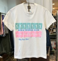 〜80’s【USA製】ビンテージ【スクリーンスターズ】【SUN&TENNIS CLUB】【白】Tシャツ【サイズM】 