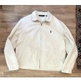 画像1: 【ラルフローレン】【POLO RALPH LAUREN】ビンテージ【オフホワイト】【コットン】ブルゾン【スウィングトップ】【サイズＬ】<br> (1)