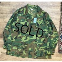 程度良好!! 60's【ビンテージ】【米軍実物】【U.S.ARMY 】【ERDL】リップストップ【ジャングルファティーグジャケット】【ファティーグシャツ】【L-SHORT】 