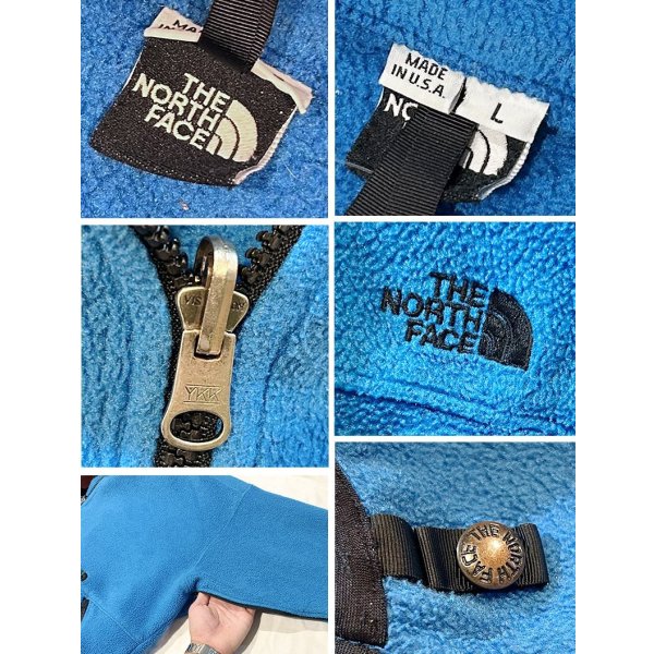 画像2: 90’s USA製【ノースフェイス】【the north face】【青】【フリースジャケット】【サイズL】 