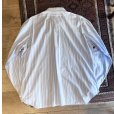画像3: USA製 ビンテージ【INDIVIDUALIZED SHIRTS】インディビジュアライズドシャツ【水色×白】【カスタムメイド】ストライプ【コットン】ボタンダウンシャツ  ＸＬ程度<br> (3)