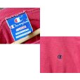 画像2: 【90's】【USA製】【ビンテージ】【チャンピオン】【Champion】胸ロゴ付き【赤】無地【Tシャツ】【サイズXL】<br> (2)