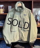 2002年製 【パタゴニア】patagonia【hydroshed jacket】ハイドロシェッドジャケット【緑】【フライフィッシング】【サイズS】 