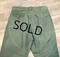 50's【ビンテージ】【オリーブ】【ポプリン】【ハンティングパンツ】W36程度 