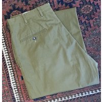 70's ビンテージ【ROOTS SUMMIT】オリーブグリーン【スラックス】タロン【W31程度】 