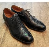 【ビンテージ】【ジョンストン＆マーフィー】JOHNSTON＆MURPHY【黒】ストレートチップ【11B】【29cm程度】 