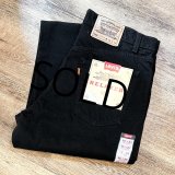 90's【デッドストック】【LEVI'S】【リーバイス】５５０【リラックスフィット】後染め 黒 ブラックデニム【デニムパンツ】【36×34】 