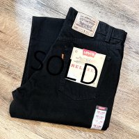 90's【デッドストック】【LEVI'S】【リーバイス】５５０【リラックスフィット】後染め 黒 ブラックデニム【デニムパンツ】【36×34】 