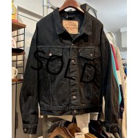 90’s 【ビンテージ】USA製【リーバイス】デカパッチ【LEVIS】【70598-4159】黒【Gジャン】ブラックデニムジャケット【サイズＸＬ】 