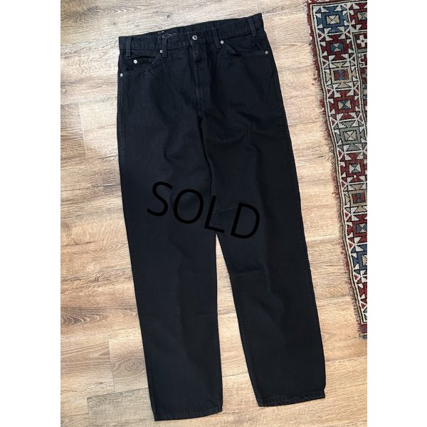 画像2: 90's【デッドストック】【LEVI'S】【リーバイス】５５０【リラックスフィット】後染め 黒 ブラックデニム【デニムパンツ】【36×34】 