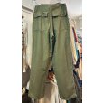 画像4: 70's【米軍実物】【ビンテージ】【ベイカーパンツ】UFOボタン Wステッチ OG107【ユーティリティパンツ】【32×33】<br> (4)