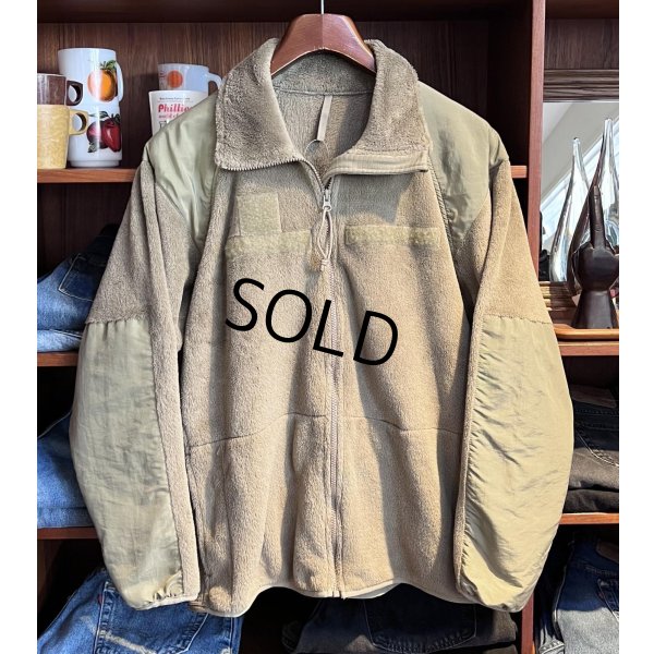 画像1: 訳アリ ビンテージ【米軍実物】U.S.ARMY【ECWCS】GEN3【Polartec】【ポーラテック】【コヨーテ】タンカラー【フリースジャケット】【M-R】 