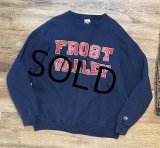 90’ｓ【USA製】ビンテージ【Champion】【チャンピオン】FROST VALLEY 紺【スウェット】【サイズL】 